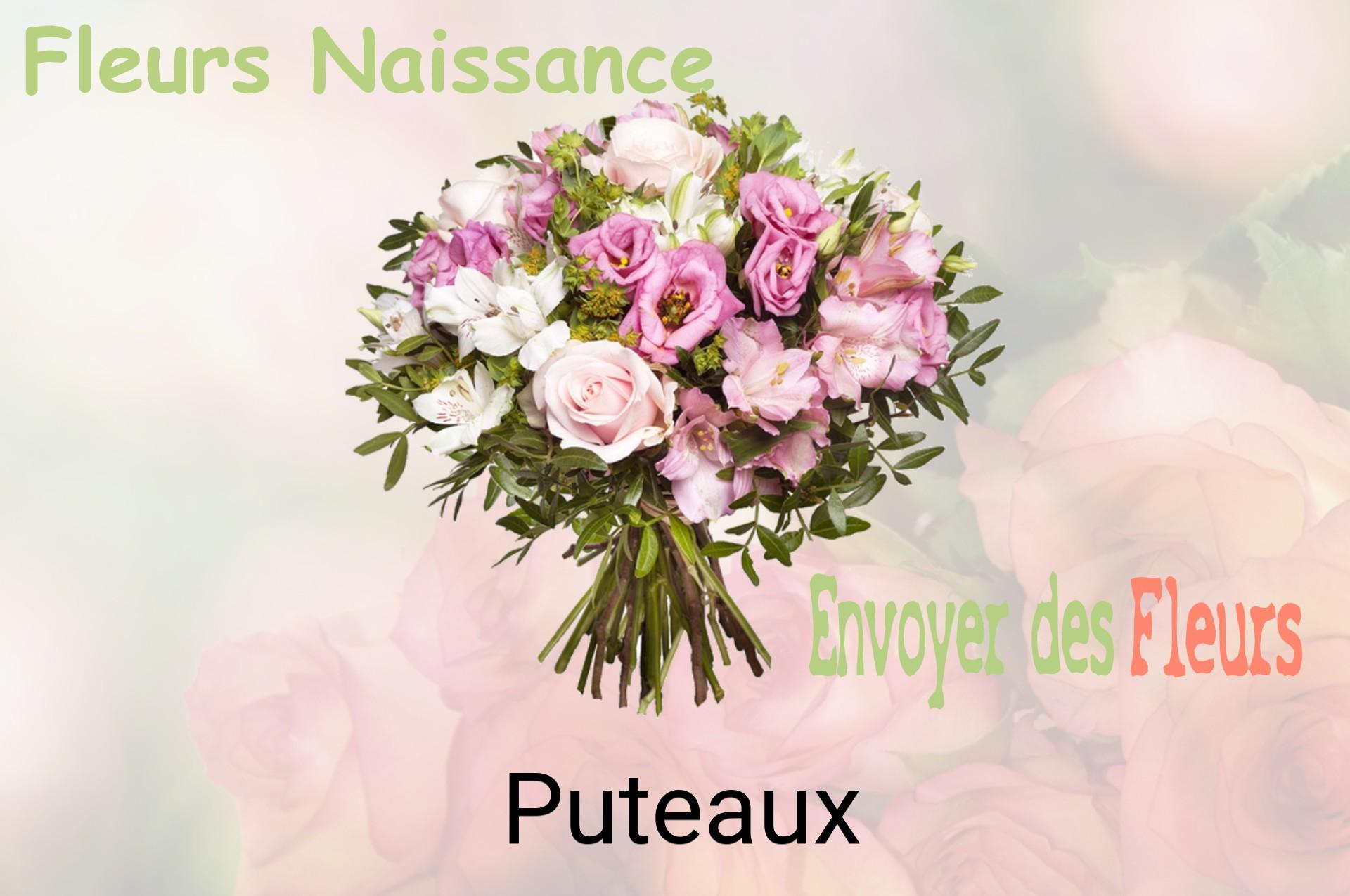 Bouquet de fleurs de naissance livré à Puteaux