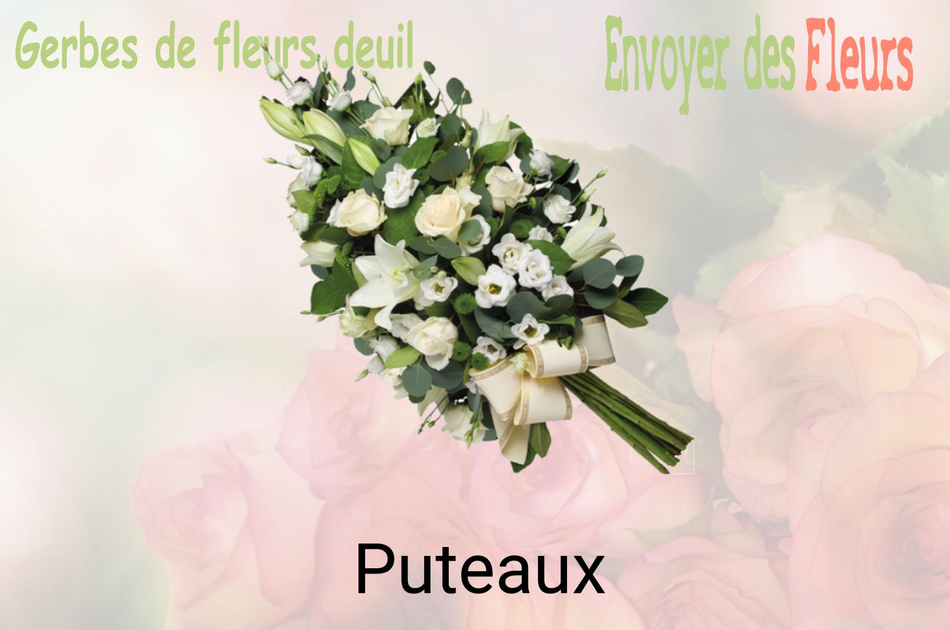 Gerbe de fleurs de deuil livrée à Puteaux